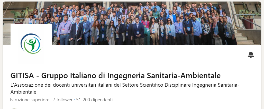 È online la pagina LinkedIn del GITISA